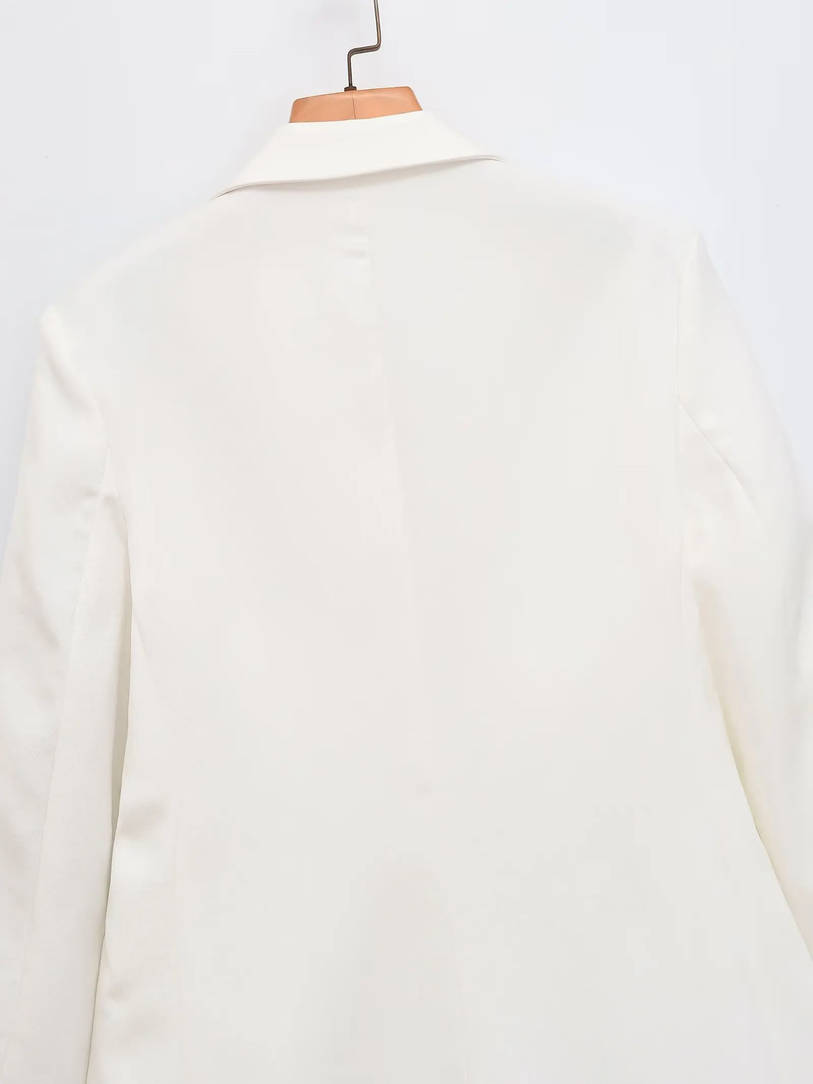 KONDALA Damen-Pendler-Blazer mit Spitzenbesatz, elegant für Dinner, Cocktailparty, schmal geschnitten, 2026 Frühherbst, trendiger High-Street-Blazer – Detail 6