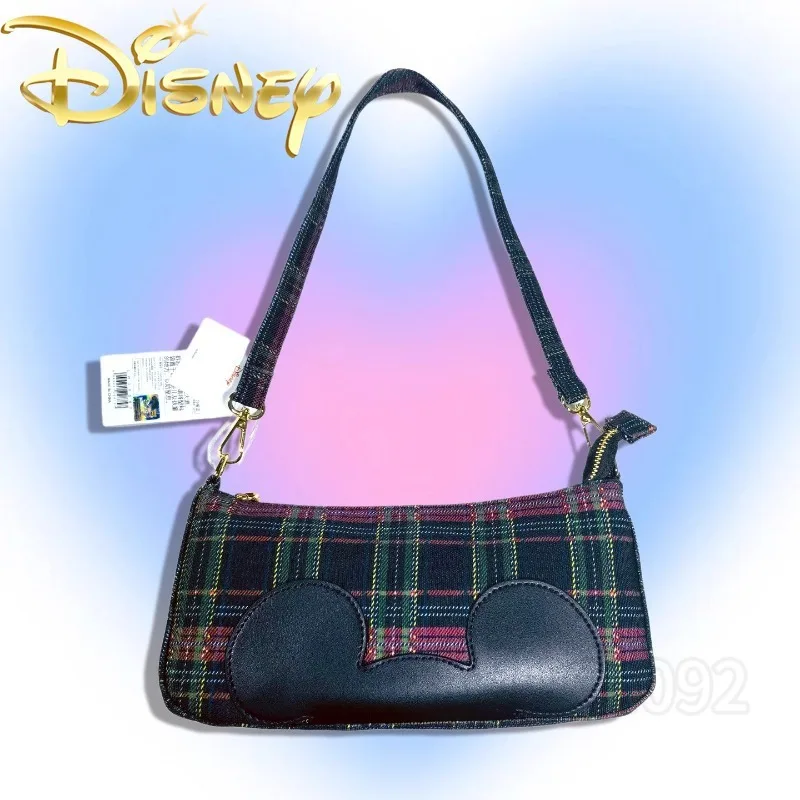 

Disney Mickey New Women's Shoulder Bag Fashion Trend Women's Shoulder Messenger Bag Cartoon Retro Women's Bag High Quality