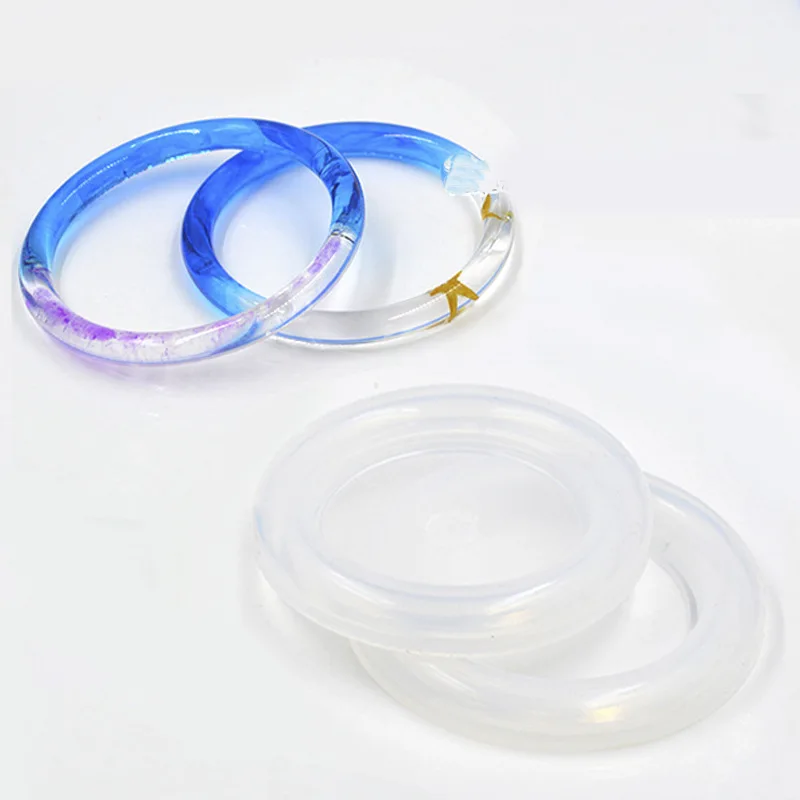 DIY Crystal Drop Glue Bag Handle Pull Silicone Mold Bracelet Making Purse Frame Handle Mould For uv resin