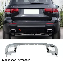 Rear Bumper Chrome Trim Chromium Styling A2478859000 A2478850101 Spoiler Diffuser Accessories For Mercedes Benz GLB W247 X247