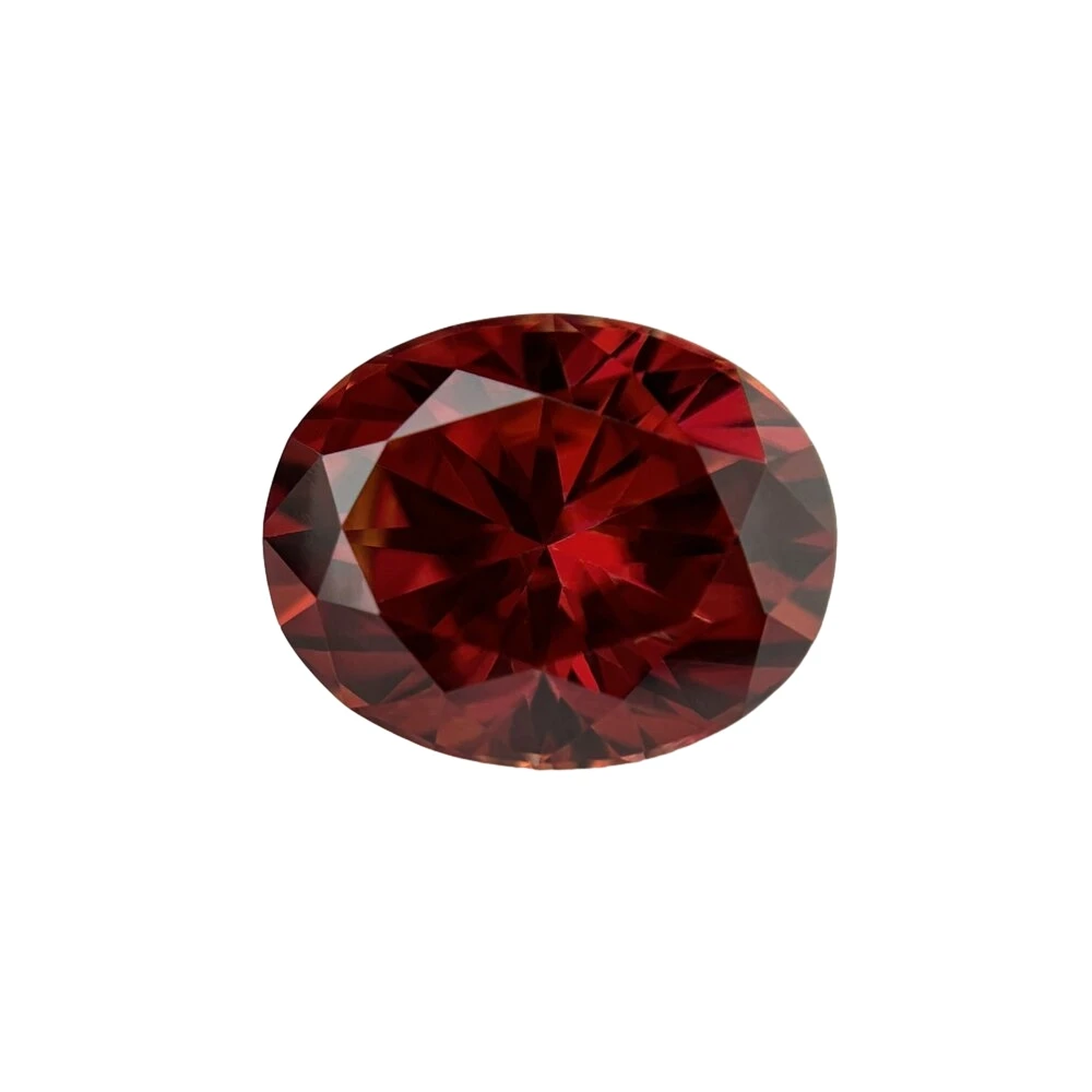 

Garnet Gemstones 1ct 2ct 3ct Shining Fine Moissanites Oval Lab Grown Diamonds DIY Jewelry Material