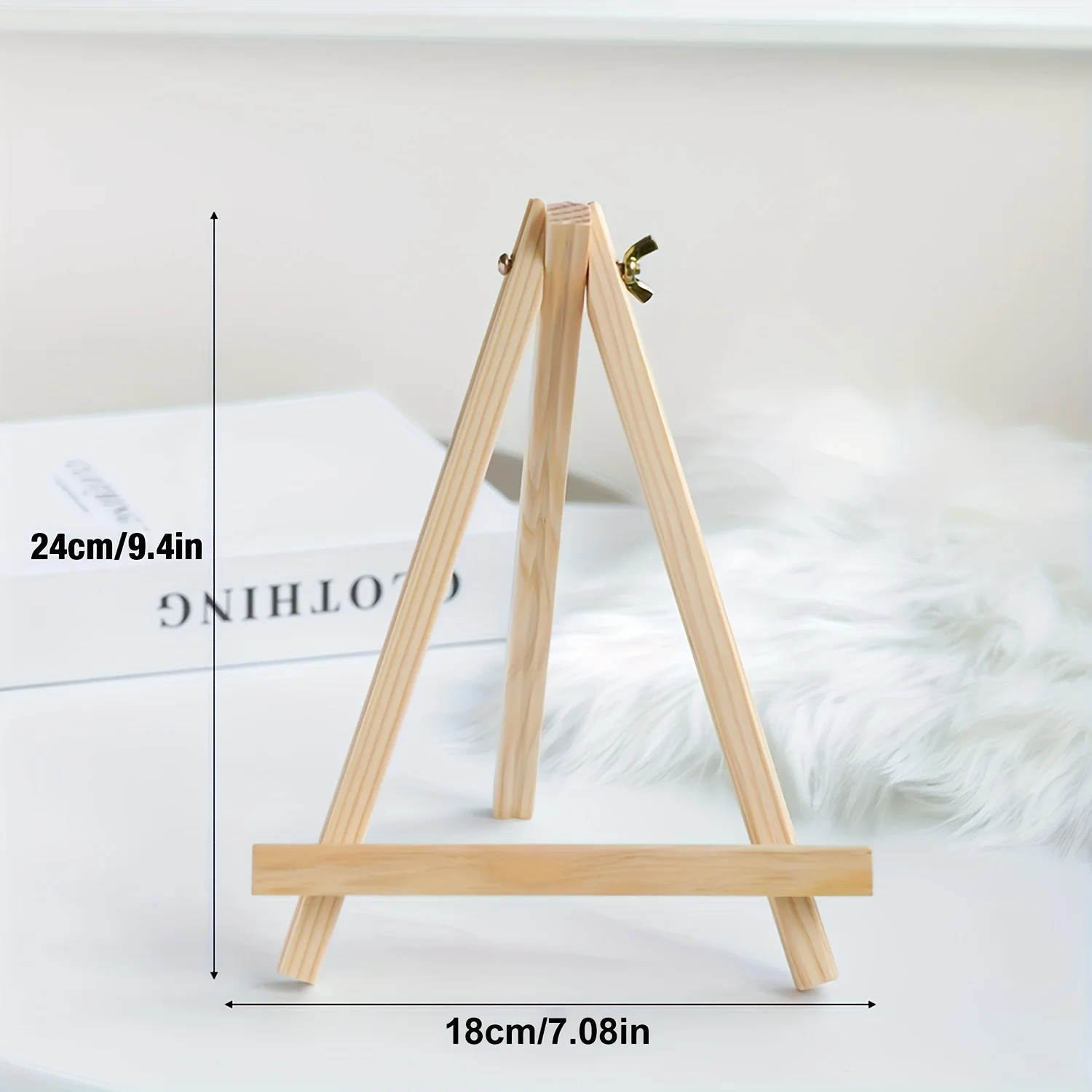 16/8/4/2 Pack 9 Inch Wooden Easel, Easel Stand for Painting Canvas, Arts and Crafts, Tripod, Painting Party Easel, Tabletop Pain