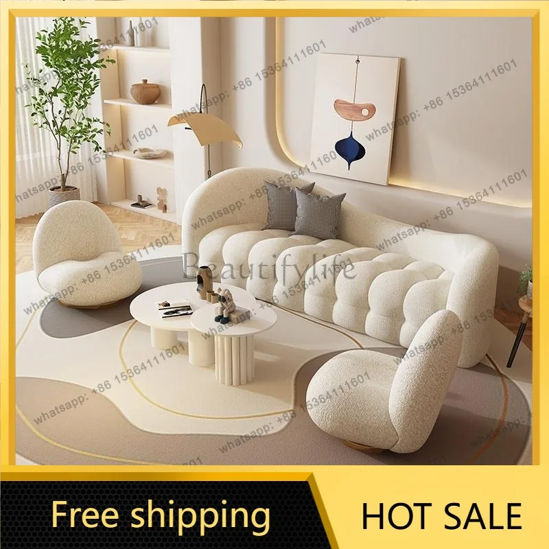 LDCushion Nordic Living Room Sofas Elegant Floor Soft Lounge Sofa Designer Adults Meubles De Salon Home Furniture