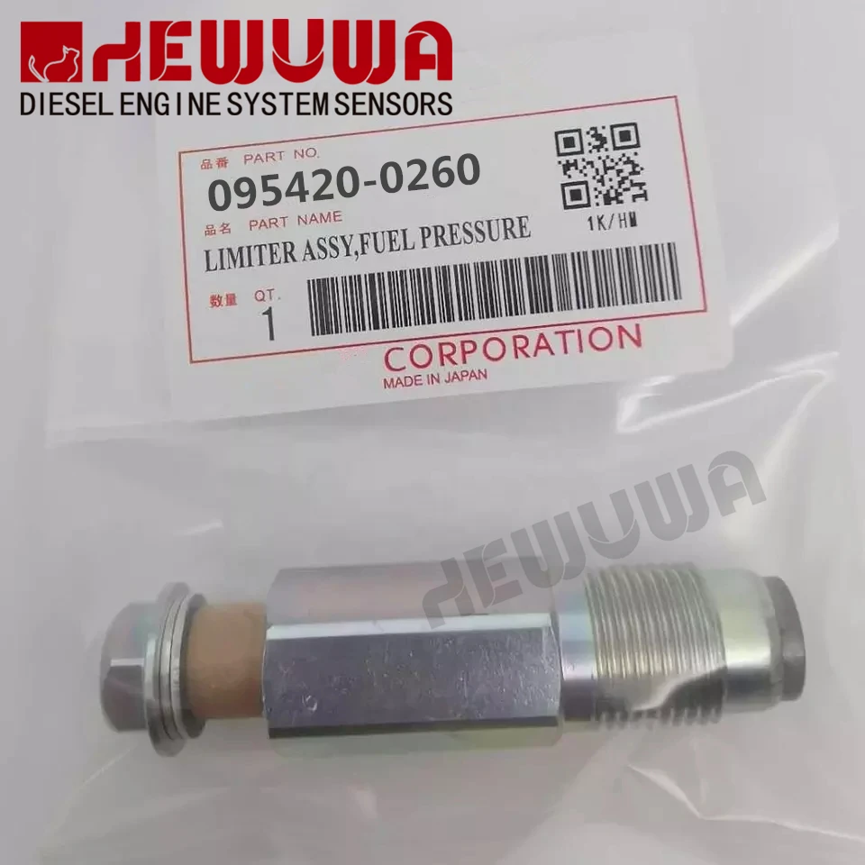 Original Fuel Limiter Assy Pressure Relief Valve OEM 095420-0260/8-97318691-0 NNISSAN CABSTAR NAVARA X-TRAIL MMITSUBISHI IISUZU