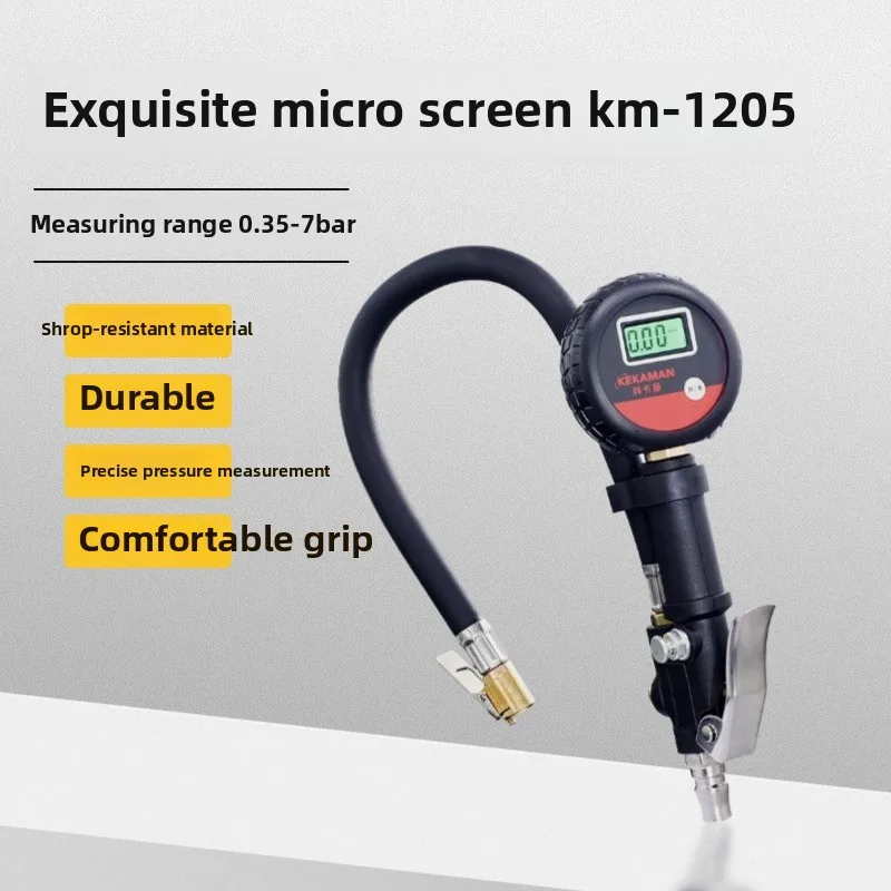 

Манометр в шинах с цифровым дисплеем, автоаксессуары, высокоточный мониторинг, надувной пистолет, универсальный автомобильный манометр для шин