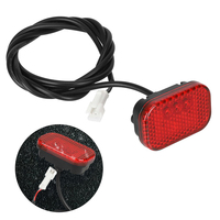Rear Tail Light Taillight Warning Lamp Turn Taillight for KUGOO KuKirin G2 Pro DB