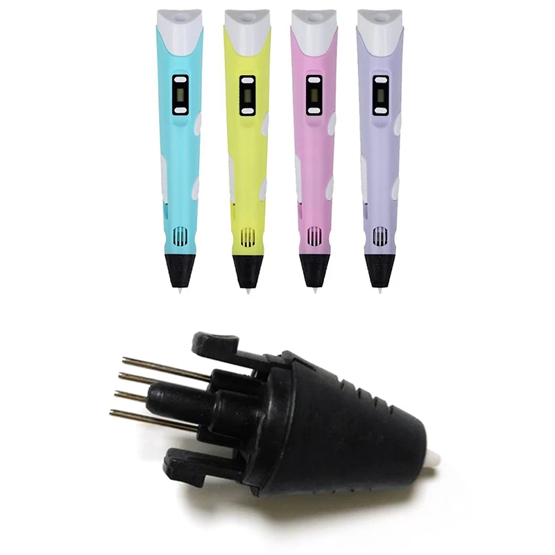 1PC 3D Printing Pen Head Nozzle 50mm+35mm Printer Injector For Second Generation 5V Parts