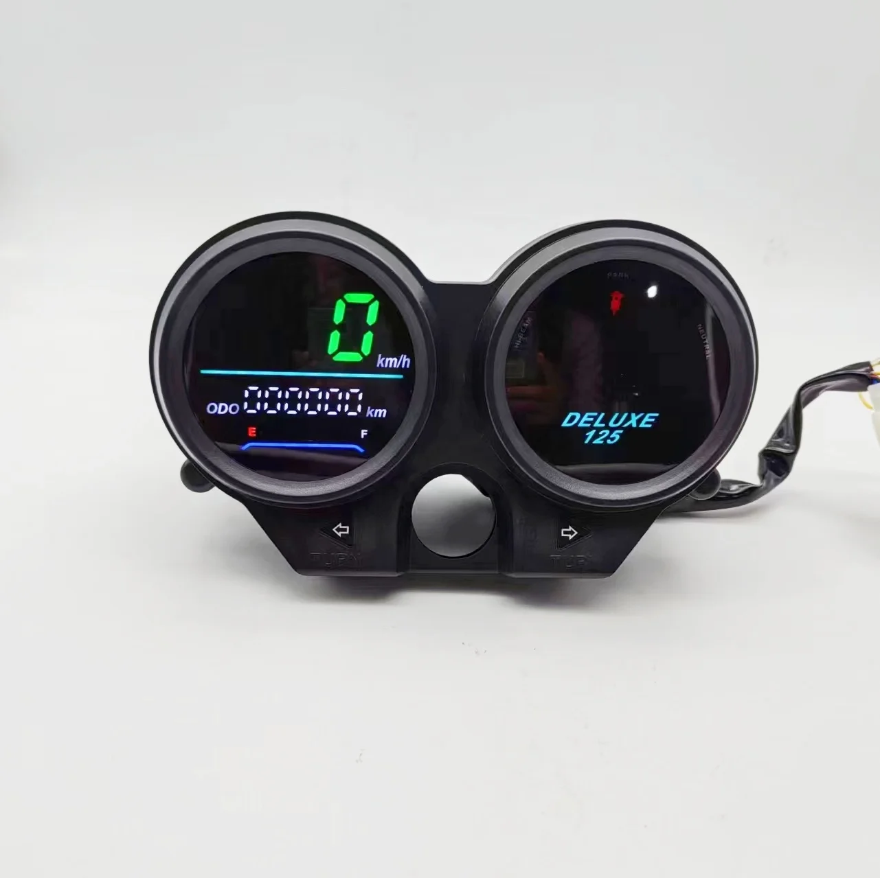 

Intelligent Library Motorcycle DELUXE125 Speedometer Meters LED Digital