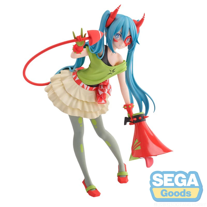 

Оригинальные фигурки SEGA фигризима VOCALOID Hatsune Miku демоstar из ПВХ, фигурки героев аниме, модели игрушек