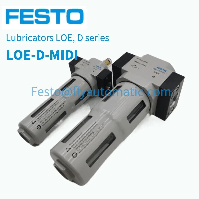 

Festo LOE-D-MIDI LOE-D-MINI 159621 159587 Lubricators 1/4" 1/2" Port 40 60 μm