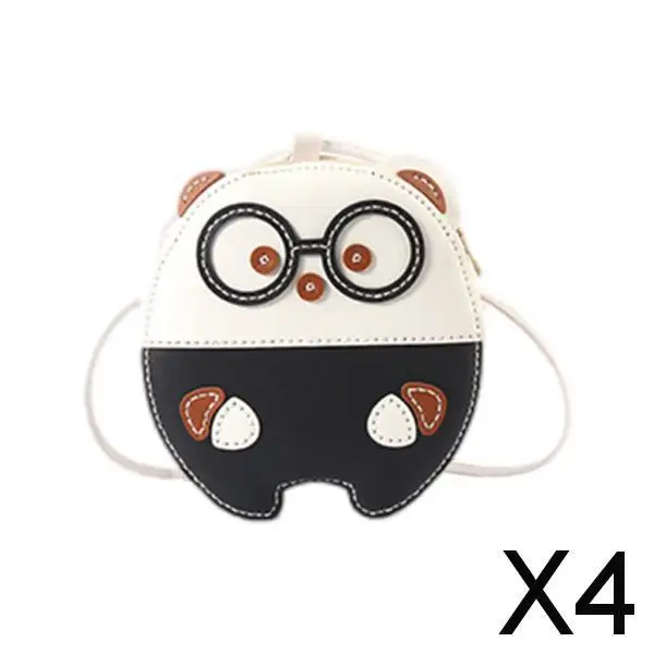 

4xDIY Leather Crossbody Bag Kit Easy for Kids Leather Sewing Kits White