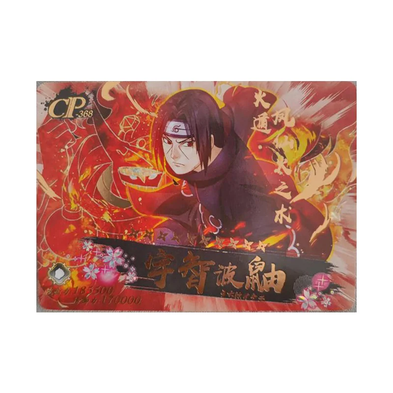 Anime NARUTO Rare CP Refraction Foil Uzumaki Kushina Namikaze Minato Deidara Toys for boys Collectible Cards Birthday Present