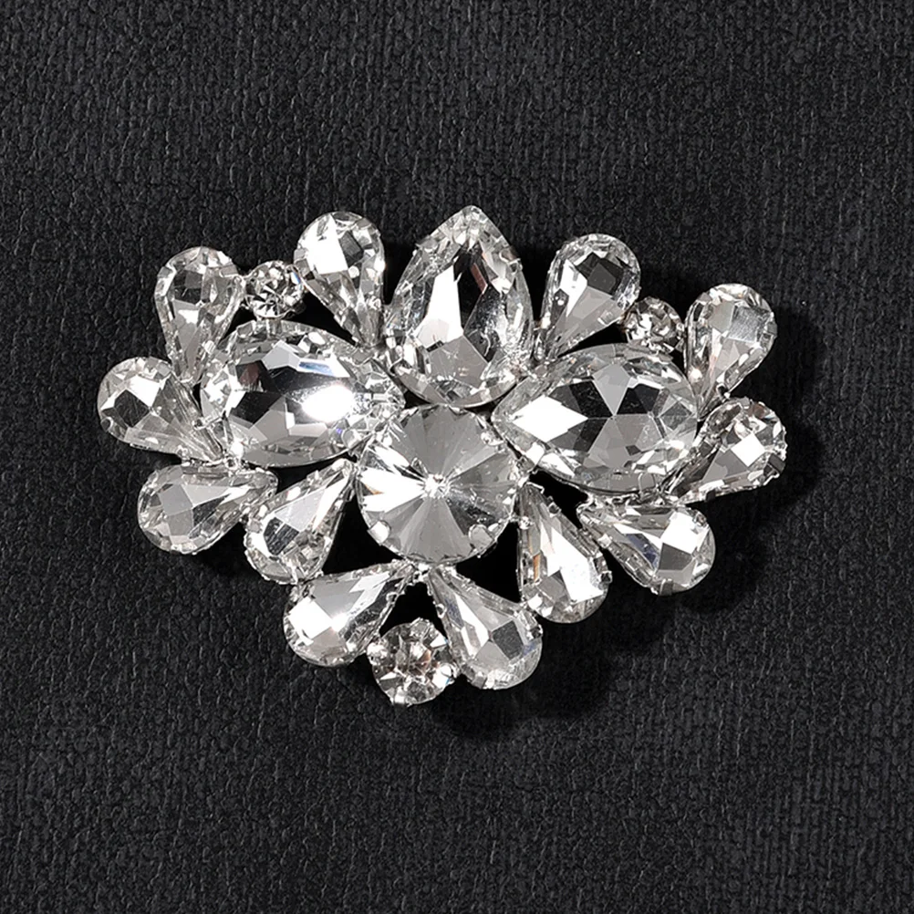 

2pcs Bridal Shoe Clips Crystal Decorative Accessories Rhinestone Embellishments Wedding Party Shoe Jewelry