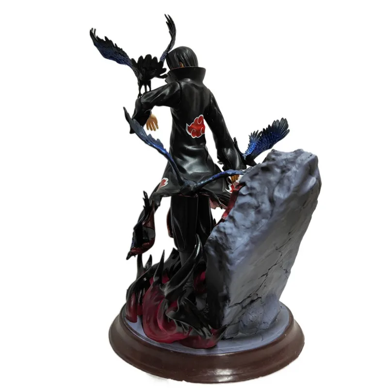 Naruto Shippuden High Anime Figurine Model GK Uchiha Itachi Sasuke Action Figure 29cm PVC Statue Toy Figma