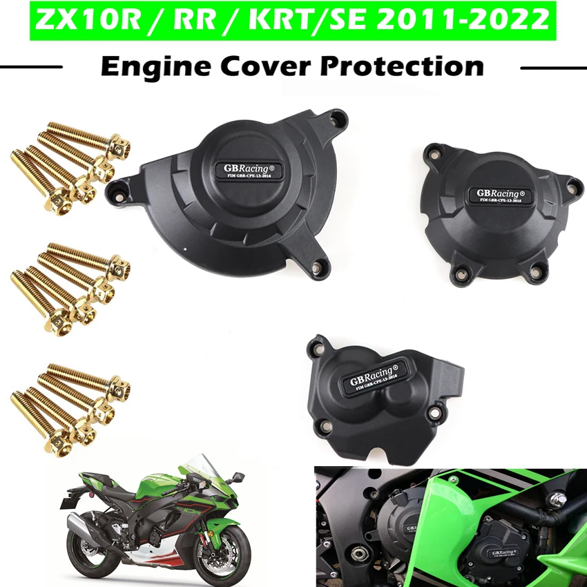 

Motorcycles Engine Cover Protection Case For Case GB Racing For KAWASAKI ZX10R 2011-2023 GBRacing Engine Covers