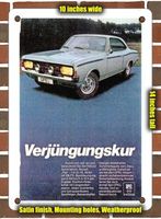 METAL SIGN - 1968 Opel Rekord Sprint Rejuvenation - 10x14 Inches