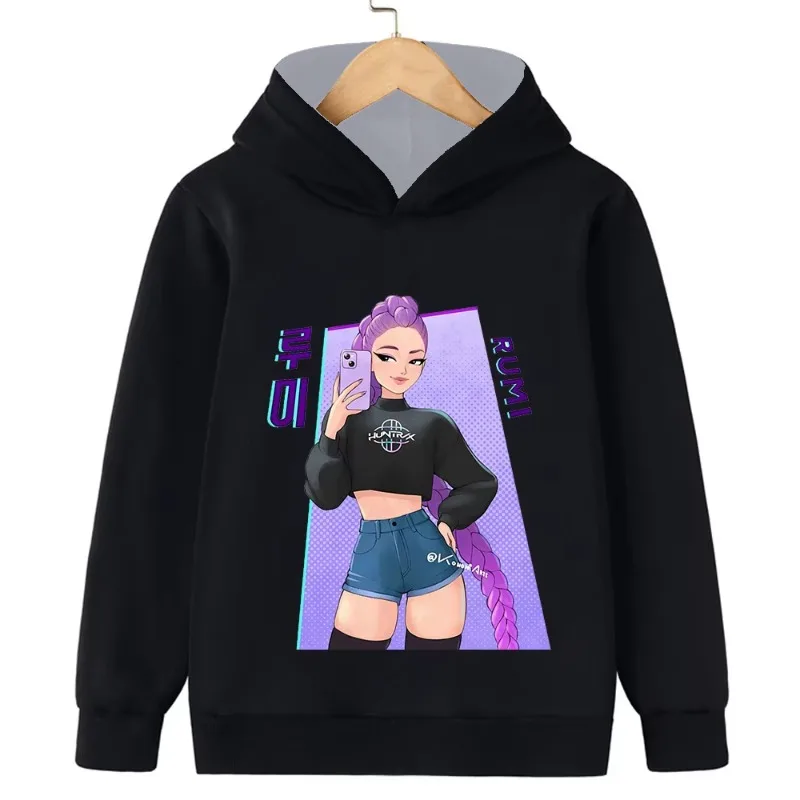 2025 شعبية أنيمي Kpop شيطان الصيادين ثلاثية الأبعاد مطبوعة تنفس التجفيف السريع فضفاضة ومريحة الربيع والخريف هوديي #5