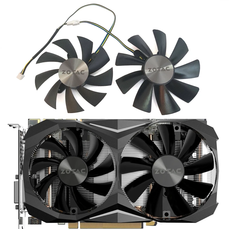 Nuovo 87MM 100MM GA92S2H GAA8S2U GTX 1080TI MINI GPU Fan, per ZOTAC GeForce GTX 1080Ti Mini 1070Ti Mini 1060 ventola di raffreddamento della scheda Video