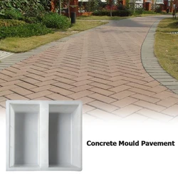 DIY Plastic Garden Path Concrete Brick Tile Mold Paving Walkway Pavement Mould