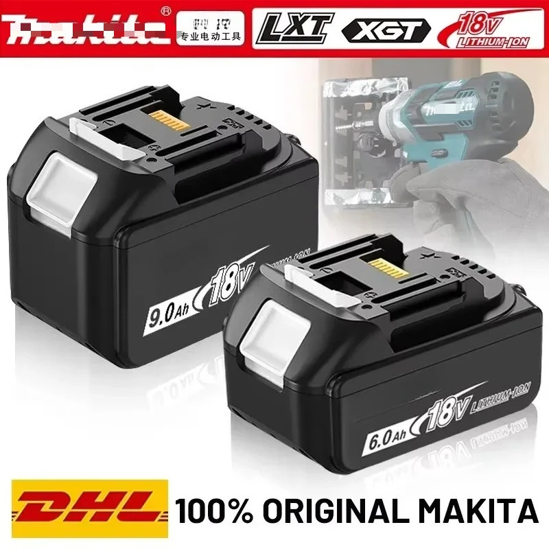 

100% original for Makita 18V 6.0AH, 9.0AH rechargeable battery, Makita BL1840 BL1830B BL1830B power tool battery, 18V charger