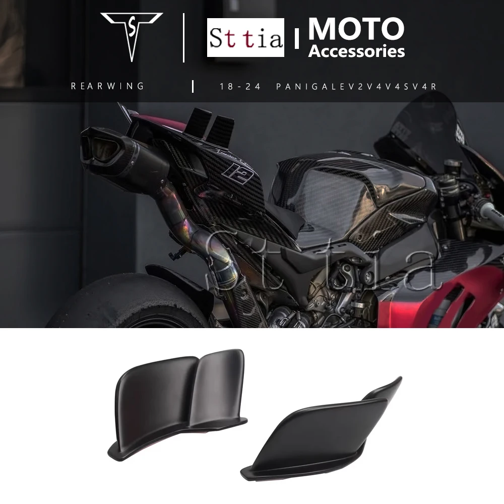 

PANIGALE V4 V4S 2018-2024 Motorcycle Rear Wing Rear Fixed Wing Rear Spoiler Rear Tail Wing For Ducati Panigale V2 V4 V4S V4R