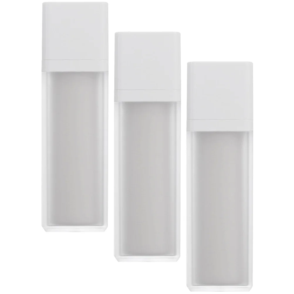 3-delige airless pompflesenset Compacte hervulbare lotioncontainers voor crèmeserum Reizen Gebruik Opslag met matte afwerking