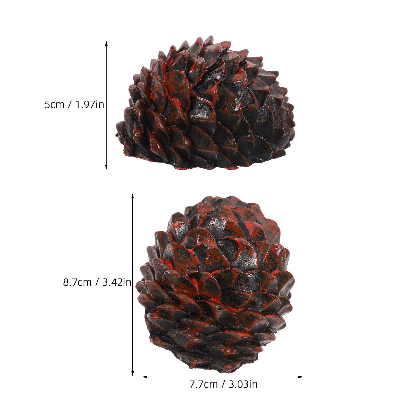 Hidden Key Boxes Outdoor Pine Cone Key Holder for Outside Front Yard Decor Security Storage Container for Spare Keys