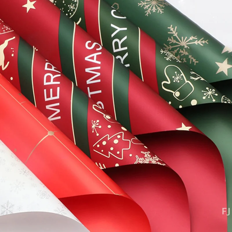 

20Pcs 57*57cm Waterproof Paper for Wrapping Flowers, Floral Bouquet Package for DIY Christmas, Holiday Gifts