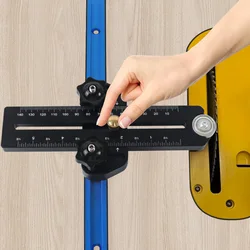 Safety Table Saw Jig Thin Rip Jig for Making Repetitive Narrow Thin Strip Cuts Metal for 3/8