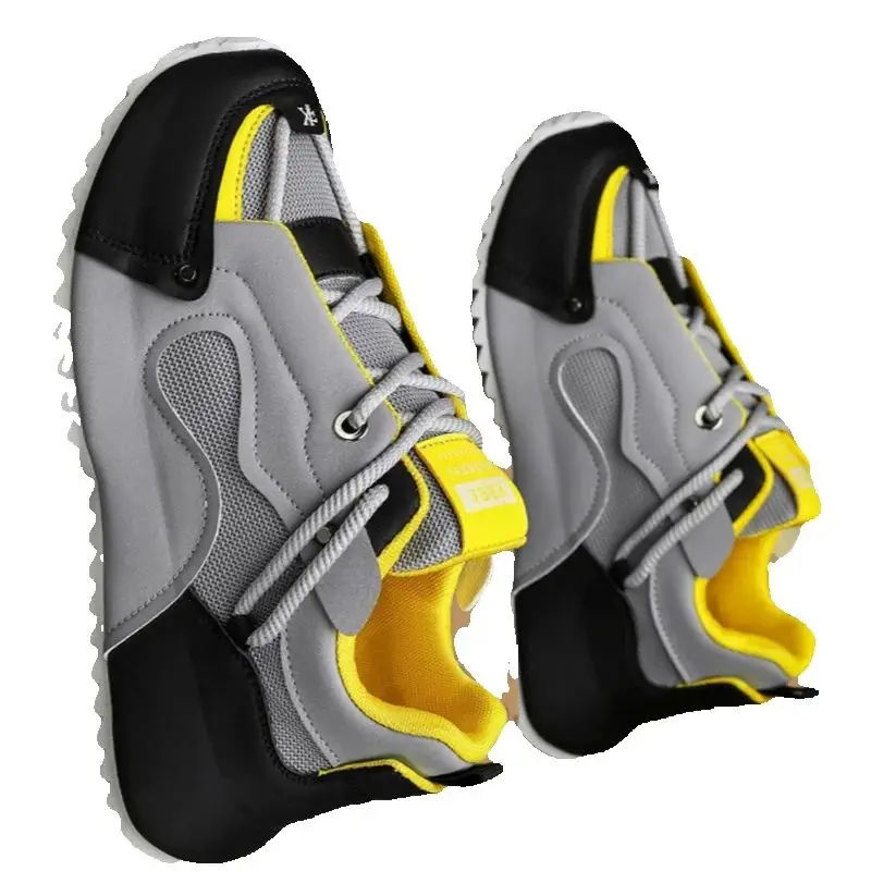 

Men Sneakers Designer Platform Running Shoes Fashion Non-slip Sport Shoes Thick Soles Breathable Men Tenis Shoes New Luxury