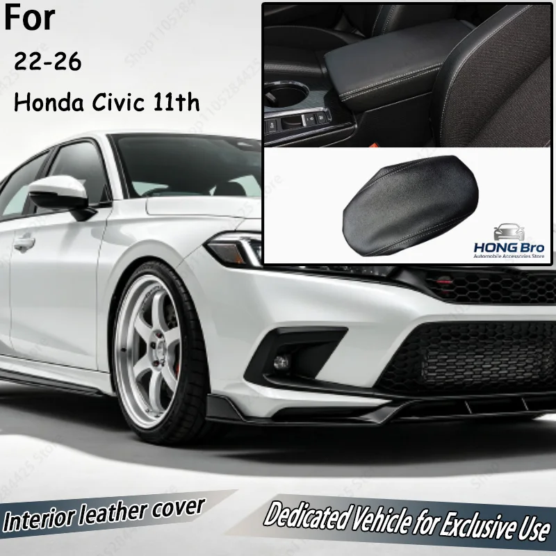 Suitable for 22-26 Honda Civic 11th Generation Center Armrest Box Leather Cover Armrest Box Protective Cover