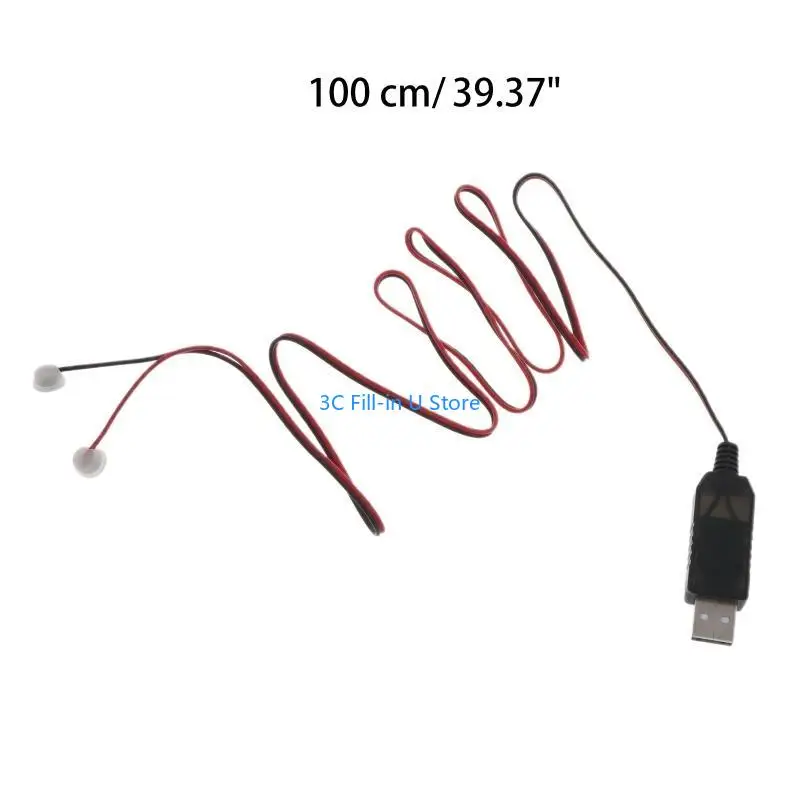 Cable carga magnética G8TA USB para 3.7V 14500 16340 26650 baterías duraderas cargador batería litio recargable