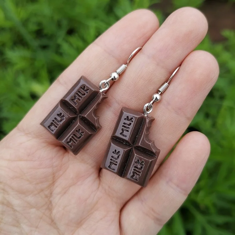 Fashion Women's Creative Chocolate Earrings