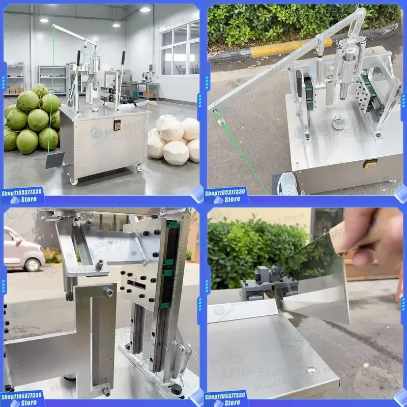 Automatic Green Coconut Peeling Machine Commercial Dry Coconut Husk Remover Manual Coconut Cutting Tool for Fresh Fruit