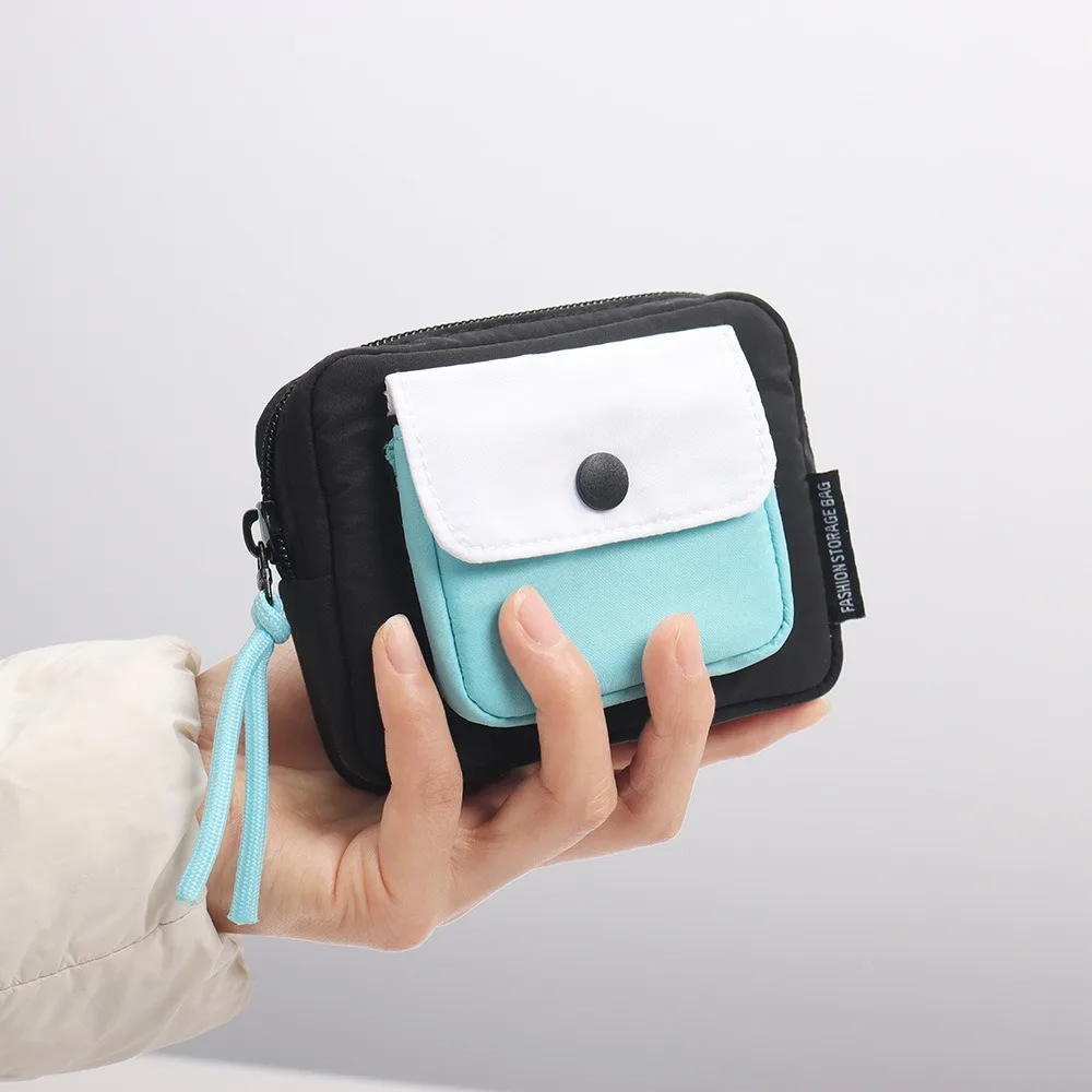 

New Lightweight Coin Purse Zipper Multi-purpose Small Wallet Mini Storage Bag