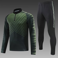 Running Set Men's Outdoor Morning Running Long Sleeve Football Shirt Autumn and Winter Quick Dried Sports Fitness Basketball Jer