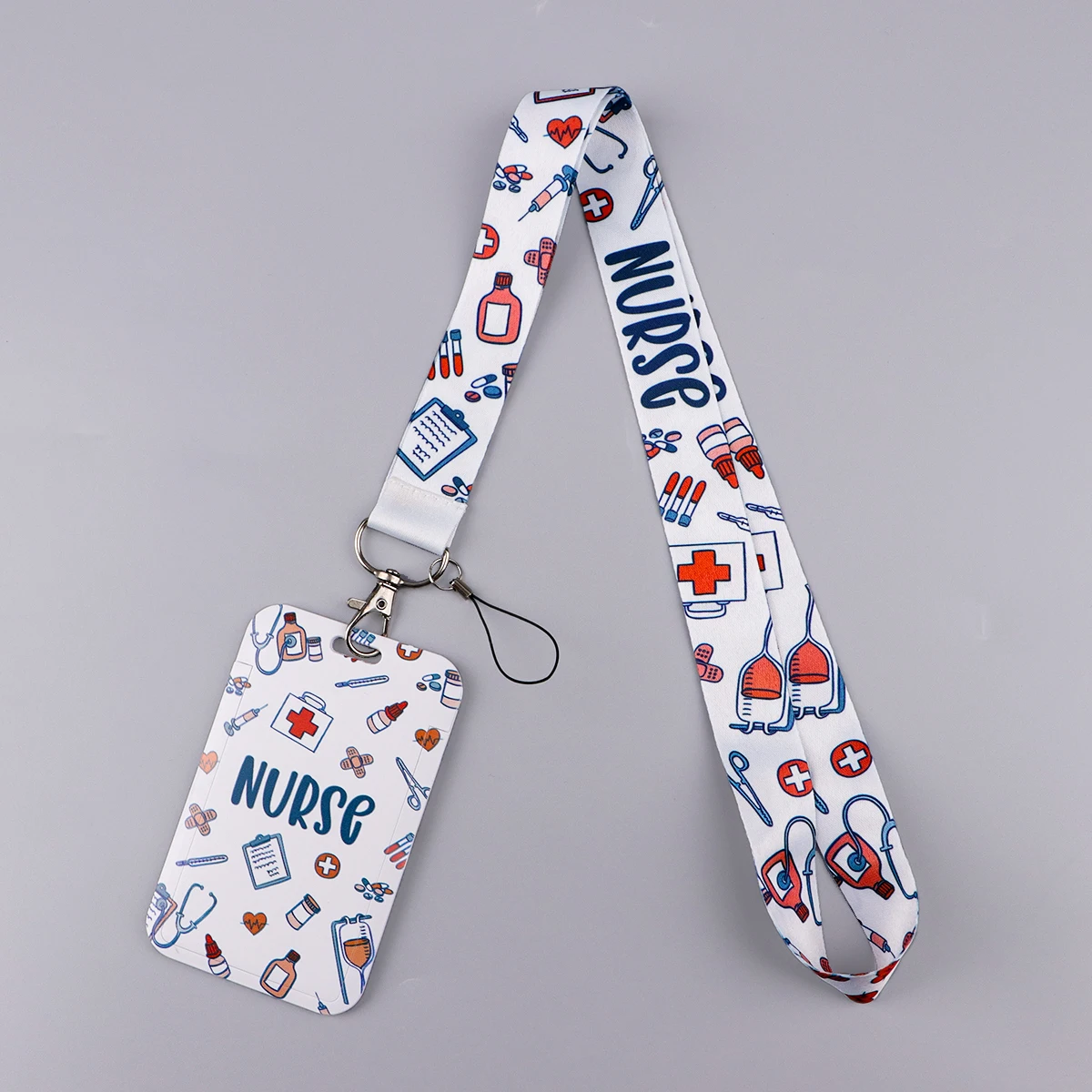 Medical Nurse Doctor Credential Holder Neck Strap Lanyard for Key Keychain USB Badge Holder Keyring Accessories Friends Gifts view 5