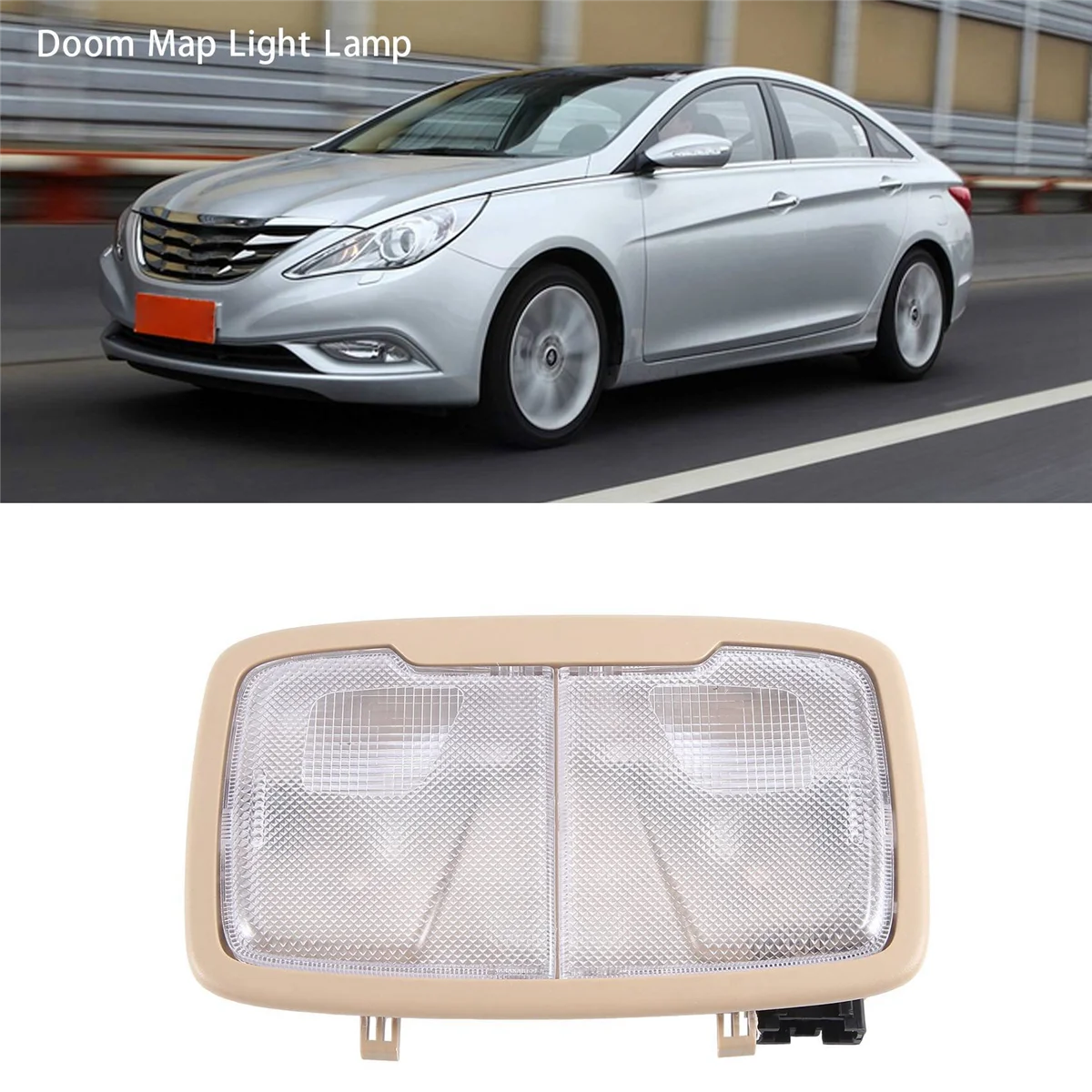 928503S000 Car Interior Doom Map Light Lamp for Hyundai Sonata YF 2010-2013 92850-3S000 Beige