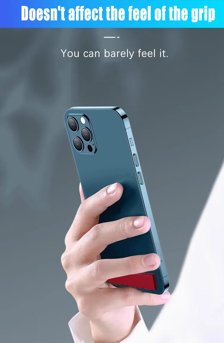 Ultradünner, zusammenklappbarer Telefonhalter aus Metall, Legierung, unsichtbarer Rücken, Handy-Desktop-Halter, tragbarer Handy-Ständer mit mobiler Unterstützung – Detail 6