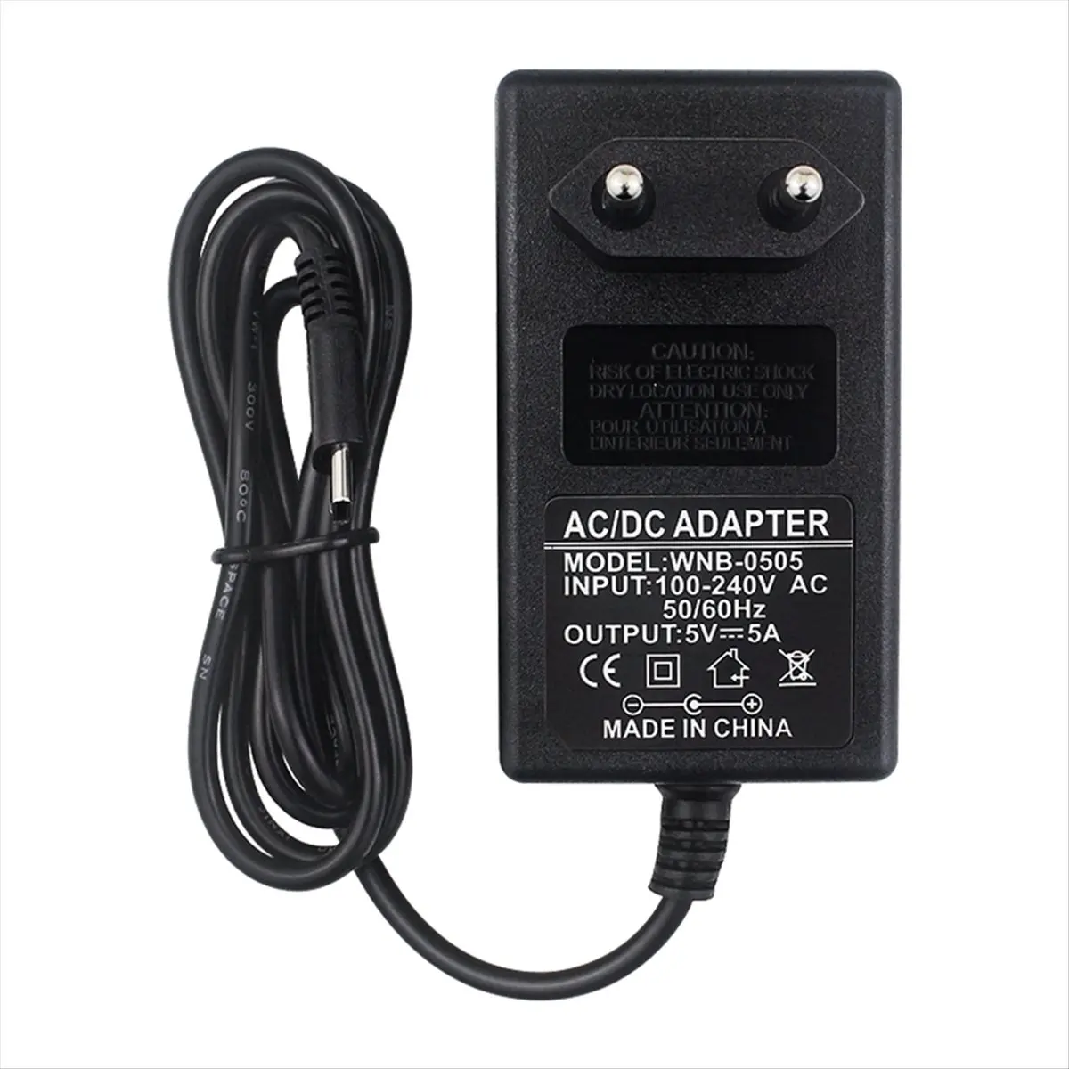AU47-Power Adapter 5V 5A Charger, Type C Power Supply Cord Power Supply for Orange Pi 5Pro / 5MAX / CM5 Parts, EU Plug