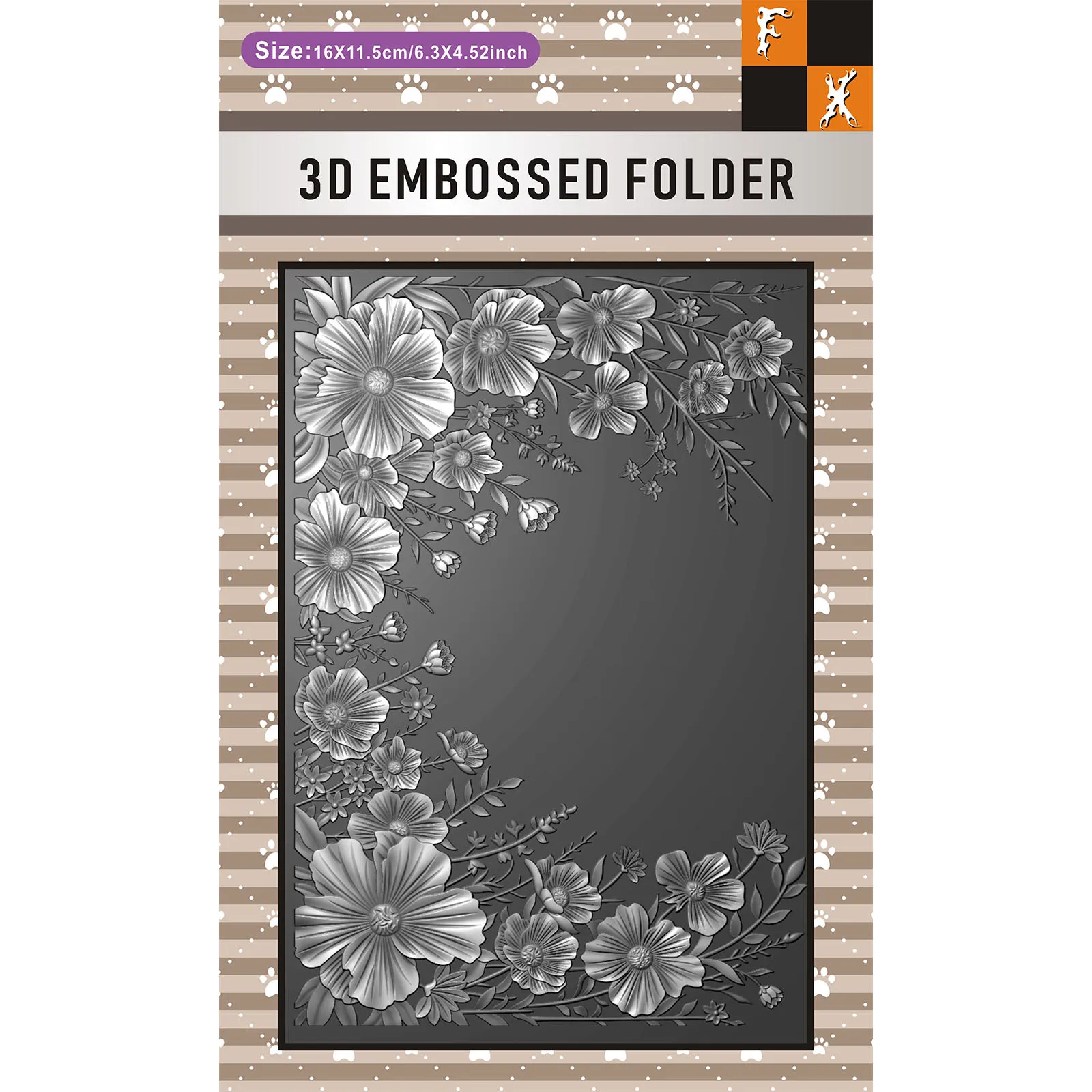 1-Piece 3D Embossed…