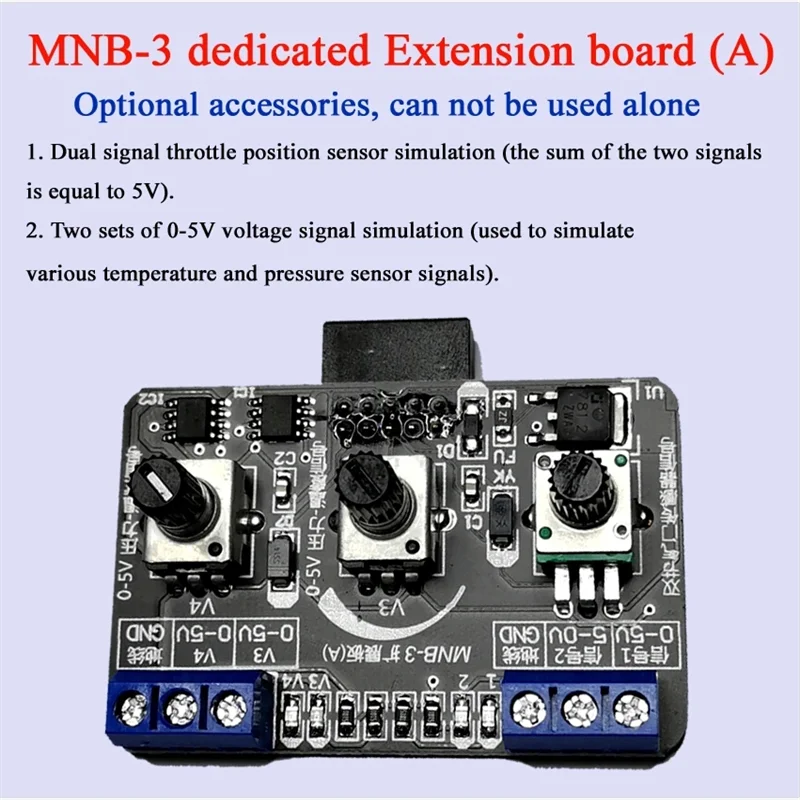 MNB-3 Auto Sensor Simulator Vehicle Automobile Signal Generator Voltmeter MNB-2 Tester Car Oxygen Oil Pressure Sensor Simulator