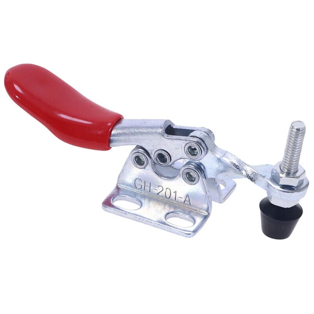 GH-201A Woodwork Lever Clamp Horizontal Hinged Clamp Quick Release Hinged Clamp Set 27KG Vertical Hinged Clamp Hand Clamp Tool