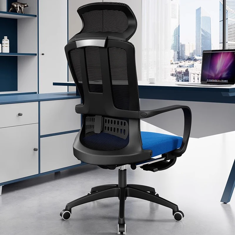 

​ Эргономичное офисное кресло с откидной спинкой, регулируемой высотой и поясничной поддержкой, поворотное компьютерное кресло для домашнего офиса ​