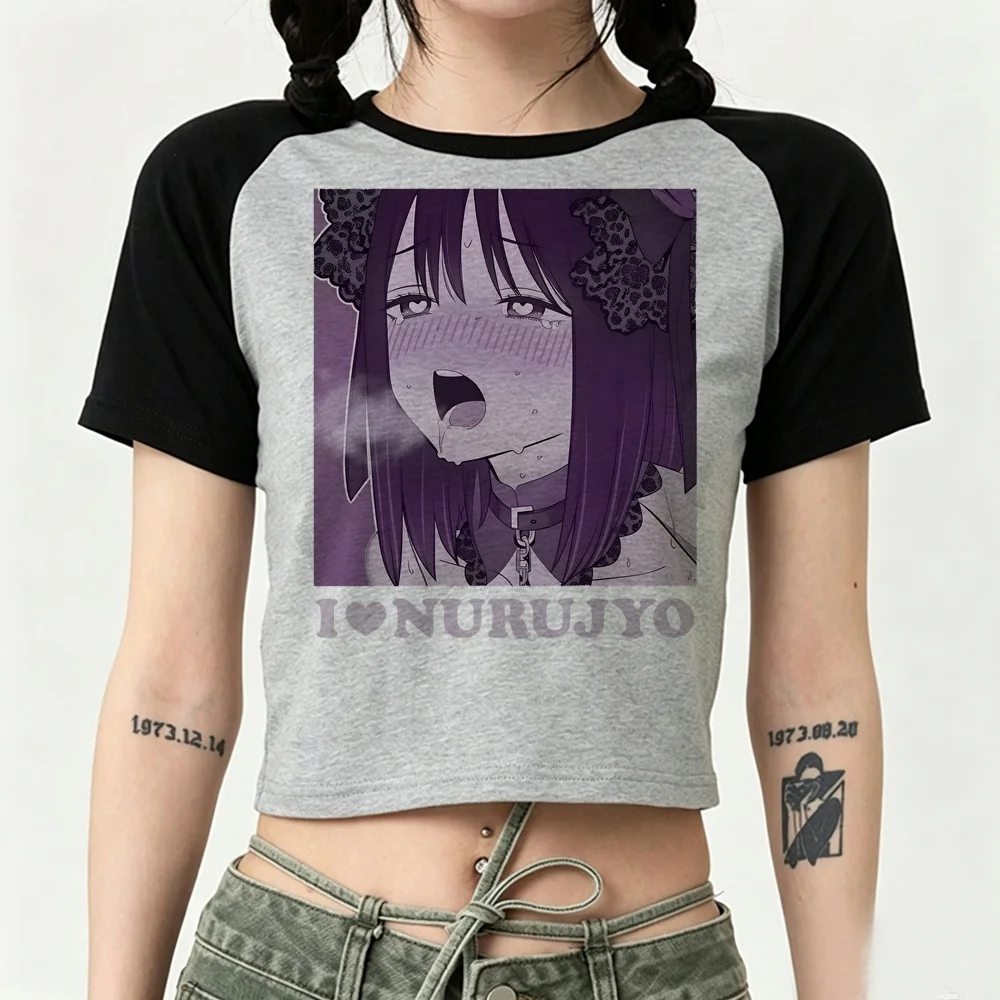 Marin Kitagawa crop top shoujo grunge streetwear japanese y2k gothic top tees cute harajuku 2000s funny dollette