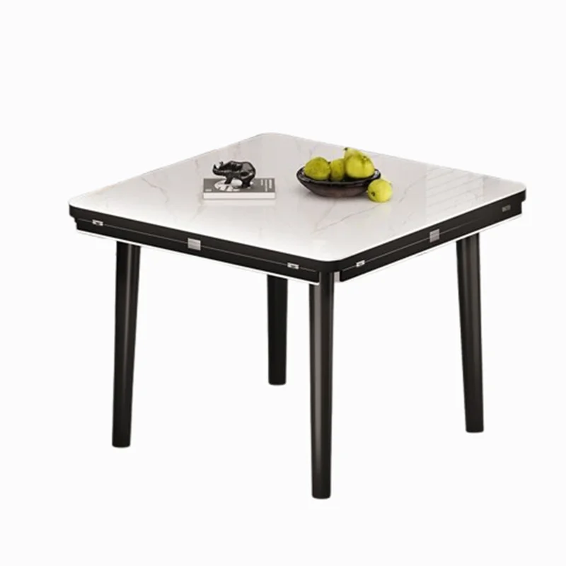 للطي الشمال طاولة طعام أرجل قابلة للتمديد مستديرة قابلة للتمديد طاولة طعام مجموعات غرفة غرفة المعيشة Mesas Plegables أثاث Portatil