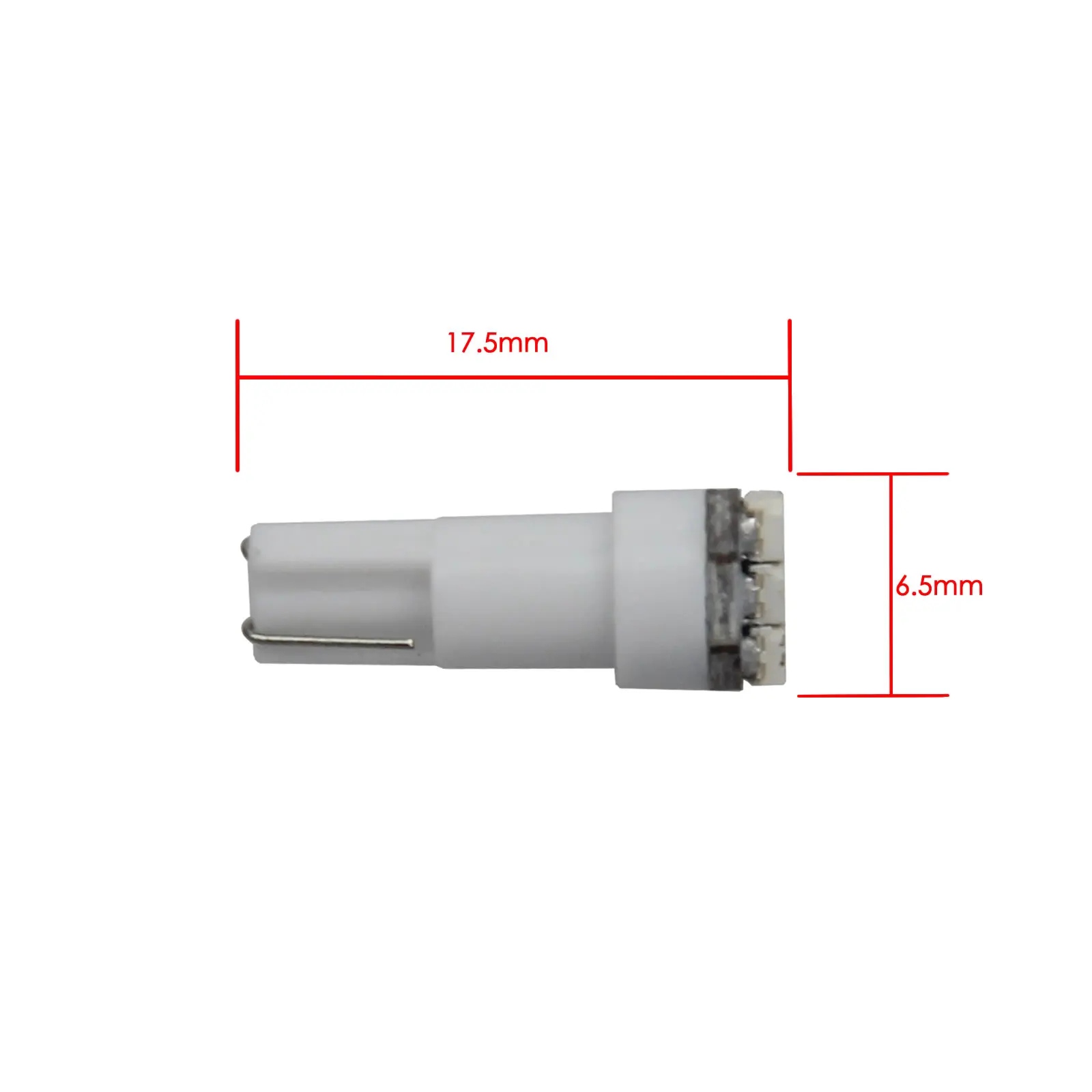 흰색 자동차 T5 계기 전구 램프, 3 1206 SMD LED, 79 85 86 Z2946, 10x