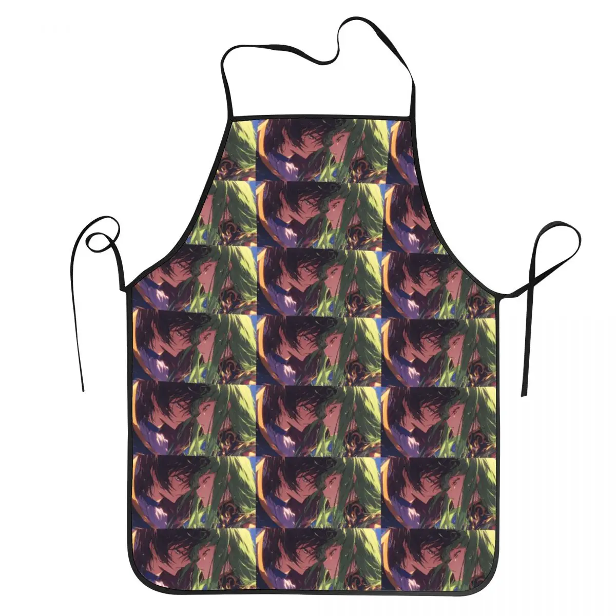 Anime Code Geass Apron Chef Cooking Tablier Waterproof Bib Kitchen Cleaning Pinafore for Women Men Gardening