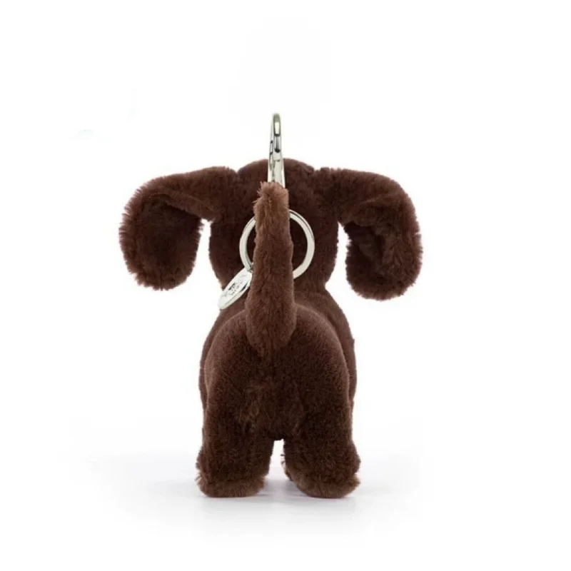 【IN STOCK】JELLYCAT UK Fun Cute Dachshund Plush Doll Bag Pendant With Bag Jellycat Puppy Plush Keychain Birthday Christmas Gift