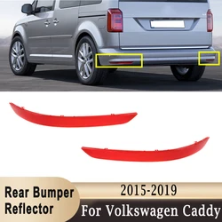 2K5945105D 2K5945106D Rear Bumper Reflector for Volkswagen Caddy 2015-2019 ABS Back Rear Reflector Signal Light (no bulb)